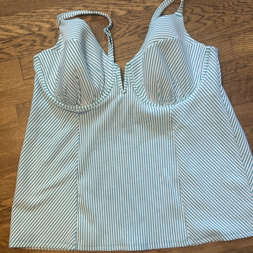 Lane Bryant swim top with built in bra